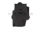 Preview: Amomax Universal Per-Fit Paddle Holster Black compatible with over 200 types of pistols